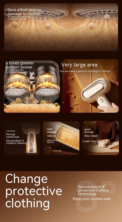 Dual-Head Fabric Shaver & Lint Remover